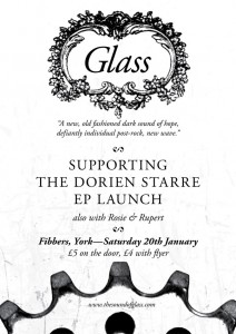 GLASS support Dorien Starre, 20th March at Fibbers York